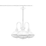 Handmade chandelier Casula