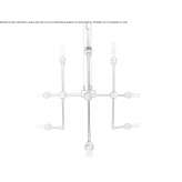Brass chandelier Borki