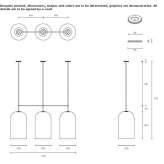 LED hanging lamp with dimmable function Wodynie