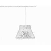 LED hanging lamp handmade from string Caceres