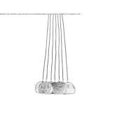 Steel hanging lamp Cantioc