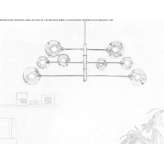 Metal hanging lamp Meerhout