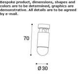 LED hanging lamp on a cable Reifling