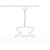 Metal hanging lamp Bielsk