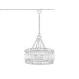 Chandelier made of metal and blown glass Suceveni