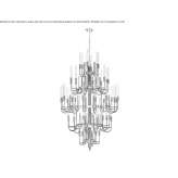 Brass chandelier Golem