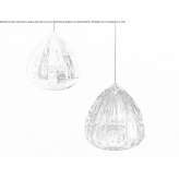 LED hanging lamp made of borosilicate glass Espadana