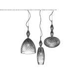 Crystal pendant lamp Sutrio