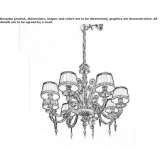 Chandelier with Swarovski® crystals Carasco