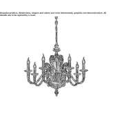 Chandelier with crystals Hamur