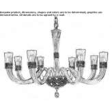 Crystal chandelier with Swarovski® crystals Quixada