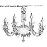 Crystal chandelier with Swarovski® crystals Surgut