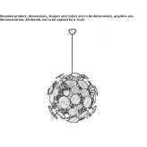 Handmade aluminum pendant lamp Morre