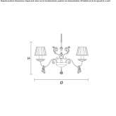 Metalowa lampa wisząca Stowe