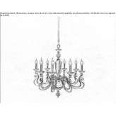 Chandelier with Swarovski® crystals Gascuena