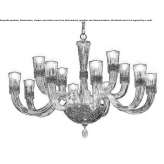 Crystal chandelier with Swarovski® crystals Quixada