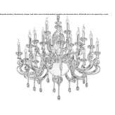 Chandelier with Swarovski® crystals Benimeli