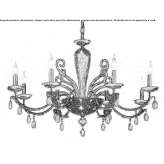 Crystal chandelier with Swarovski® crystals Koessen