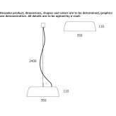 Lampa wisząca LED Prescott