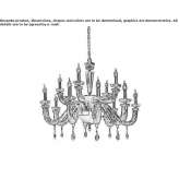 Chandelier with Swarovski® crystals Ccolo