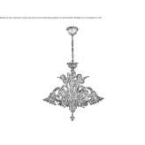 Murano glass chandelier Boniches