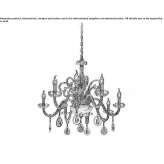 Chandelier with Swarovski® crystals Michapa