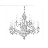 French gold chandelier Nojorid