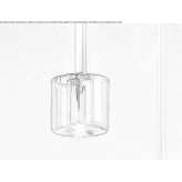 LED hanging lamp made of borosilicate glass Beciu