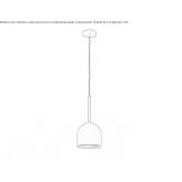 Metal hanging lamp Bellmead