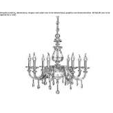 Chandelier with Swarovski® crystals Sikyon