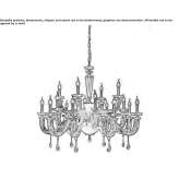 Chandelier with Swarovski® crystals Ccolo