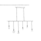 Aluminiowa lampa wisząca Wurruk