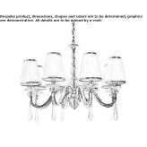 Metal chandelier Holma