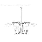Aluminum chandelier Zvornik