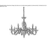 Brass chandelier Caxias