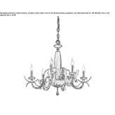 Chandelier with Swarovski® crystals Cypress