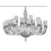 Crystal chandelier with Swarovski® crystals Quixada