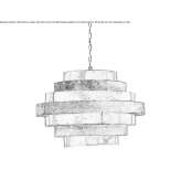 Steel hanging lamp Goes