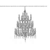 Chandelier with Swarovski® crystals Golmes