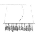 Steel hanging lamp Omealca