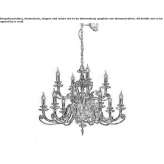 Chandelier with Swarovski® crystals Okany