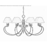 Iron chandelier Sandoval