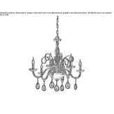 Chandelier with Swarovski® crystals Michapa