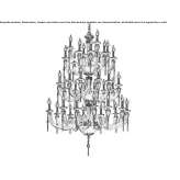 Crystal chandelier with Swarovski® crystals Golmes