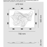 Cristaly® LED recessed ceiling light Teningen