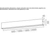 Aluminum LED ceiling lamp Bucyrus