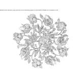 Wrought iron ceiling lamp Eulate