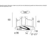 Regulowana lampa sufitowa LED do wbudowania Condrieu