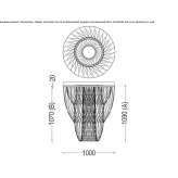 LED ceiling lamp Saginli