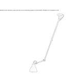 Adjustable ceiling lamp with swing arm Capralba